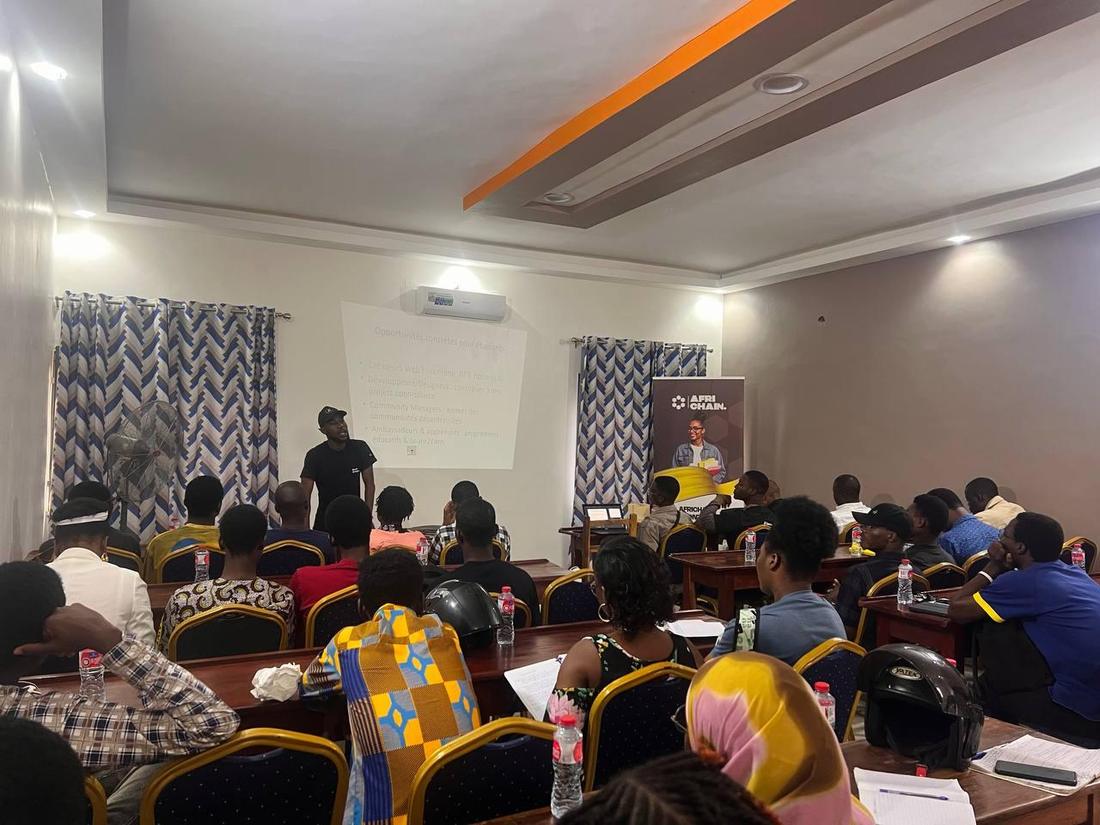Session de formation AfriChain Talent à Cotonou